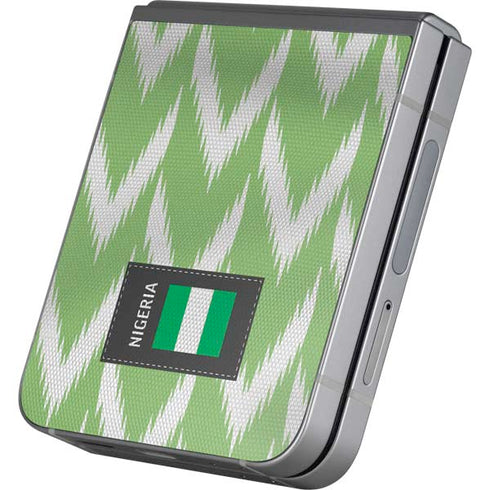 Nigeria Soccer Flag Galaxy Z Flip6 Skin